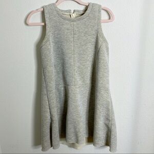 Madewell The Anytime Scuba dress beige grey size small